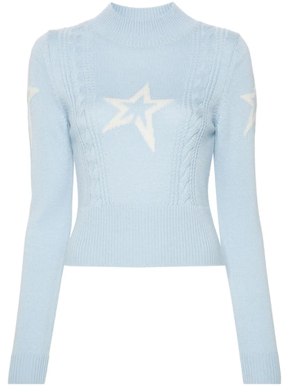 Cable-Knit Star Sweater