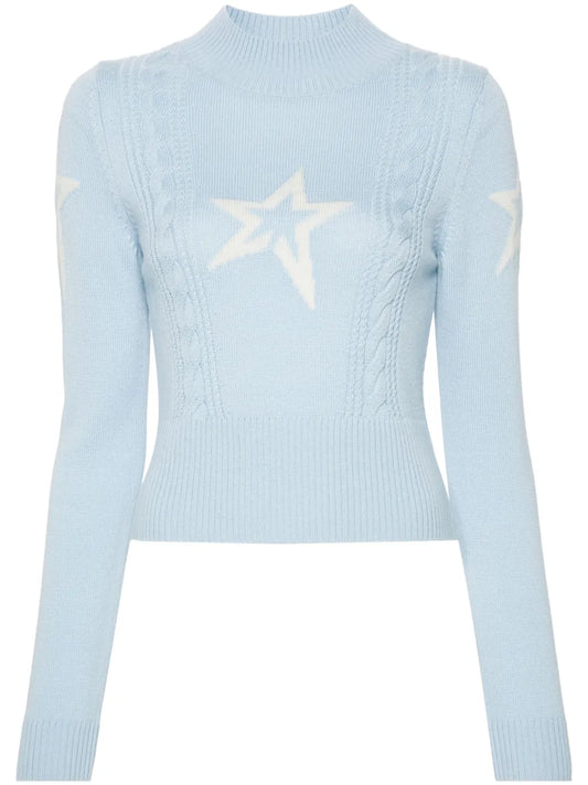 Cable-Knit Star Sweater