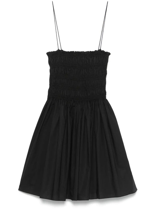 Shirred Mini Dress