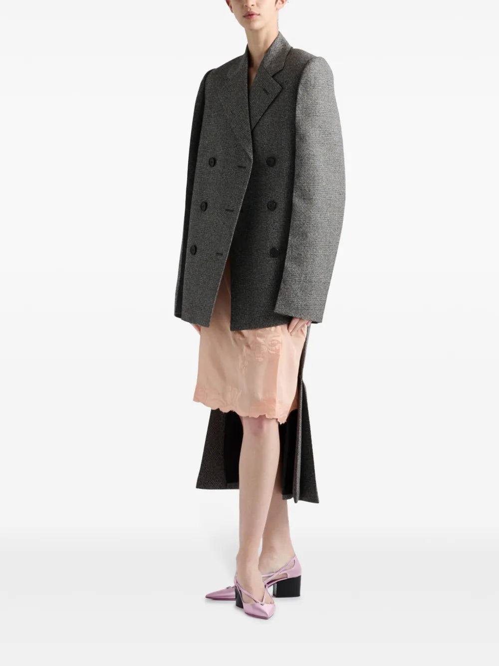 Embroidered Silk Skirt