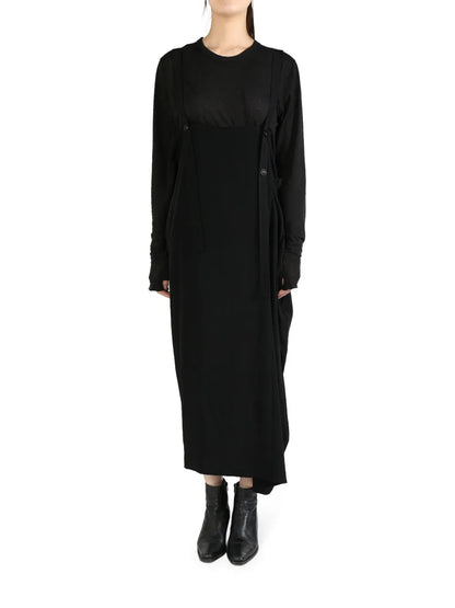 Draped Midi Dress