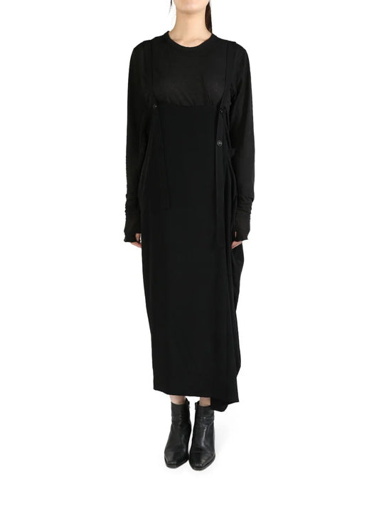 Draped Midi Dress