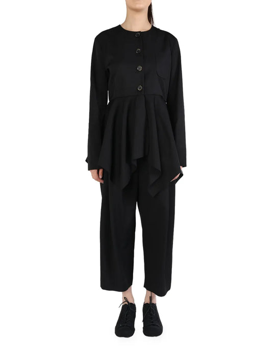 Pleat-Detailing Jacket