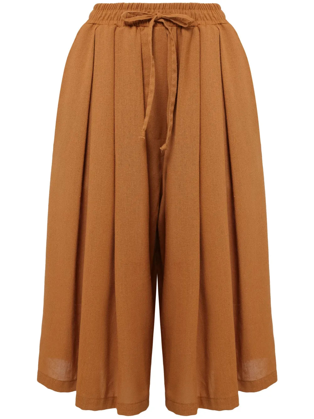 Wide-Leg Bermuda Trousers