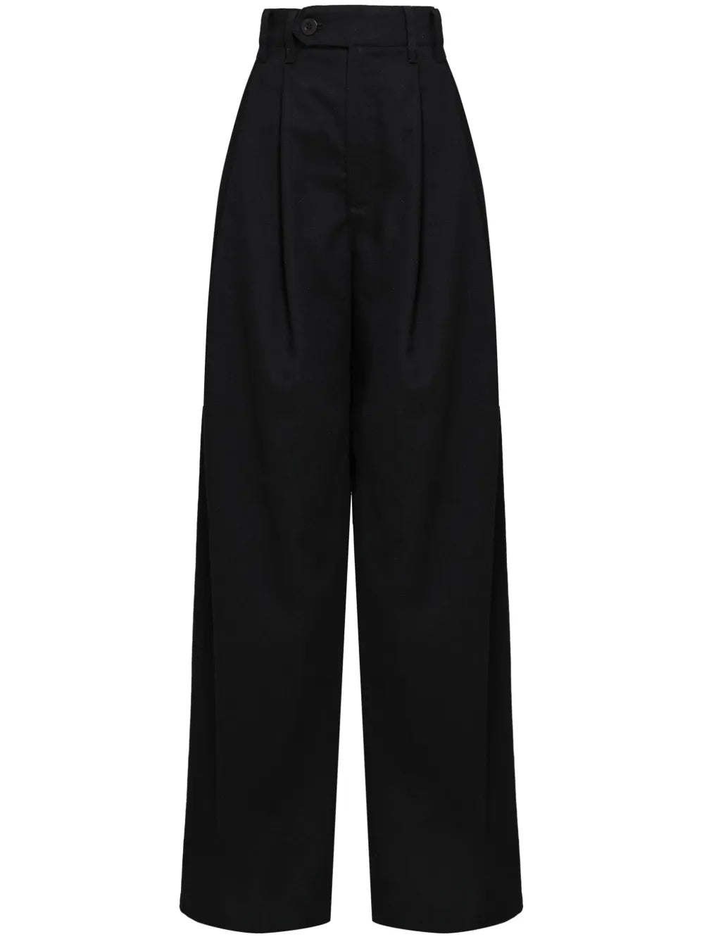 Wide-Leg Tailored Trousers