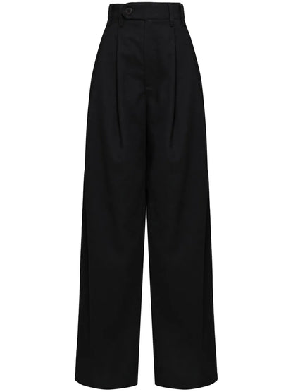 Wide-Leg Tailored Trousers