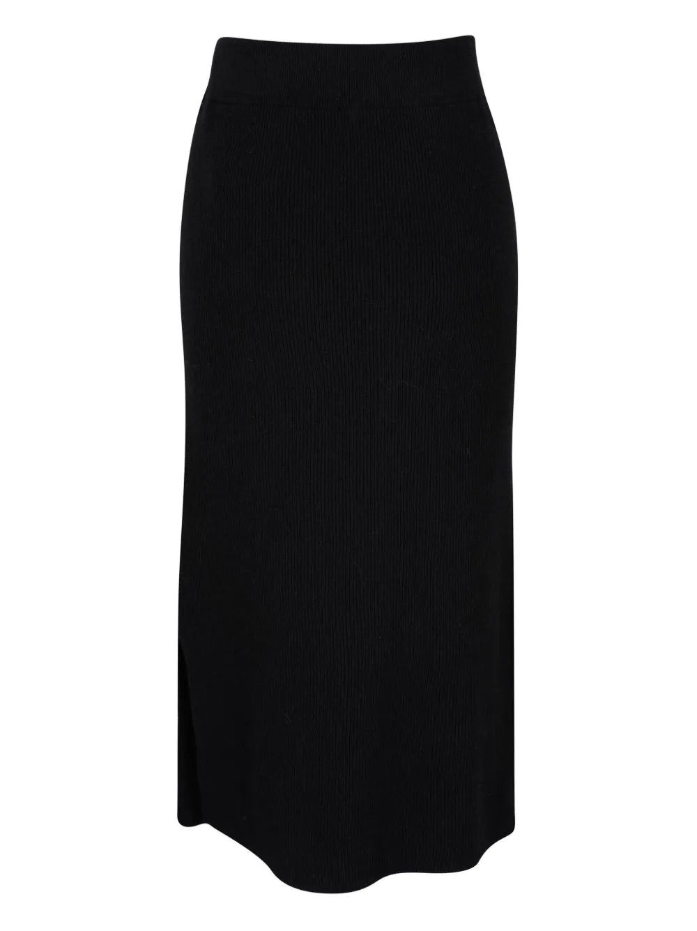 Ribbed Straight Skirt