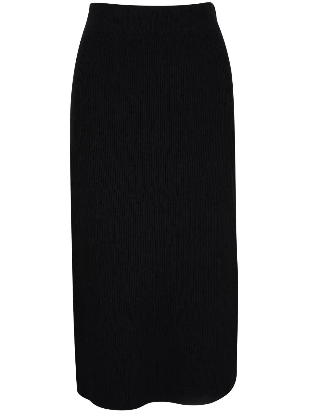 Ribbed Straight Skirt