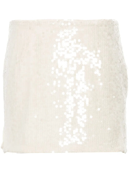 Sequinned Mini Skirt