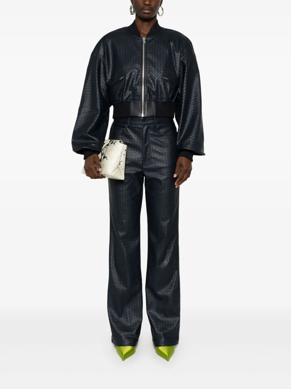 Braided Cropped Jacket