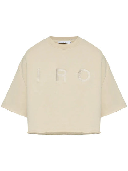 Linda Logo-Print Cotton T-Shirt