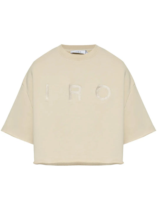 Linda Logo-Print Cotton T-Shirt