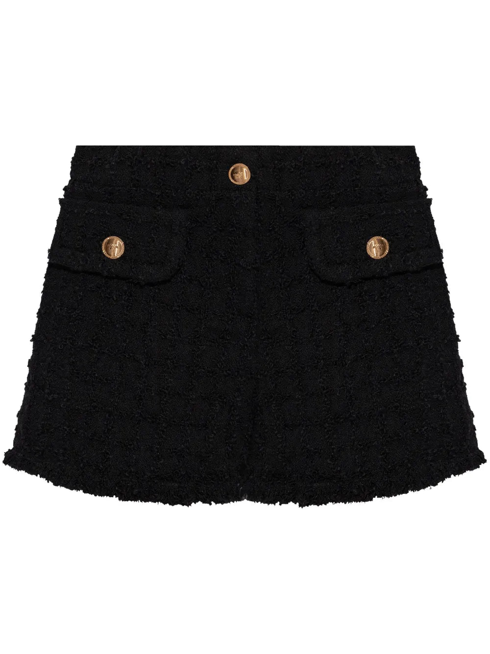 Heritage Tweed Mini Shorts