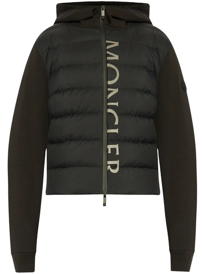 Logo-Print Hooded Padded Jacket