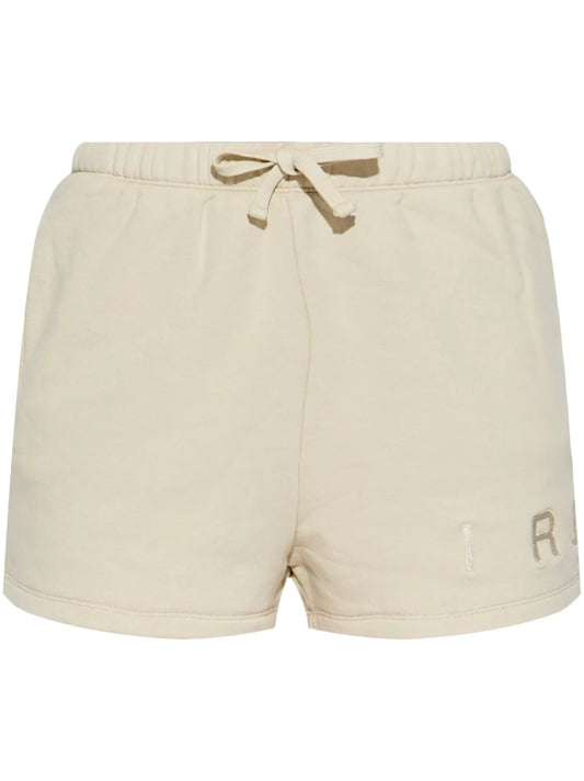 Embroidered-Logo Cotton Shorts