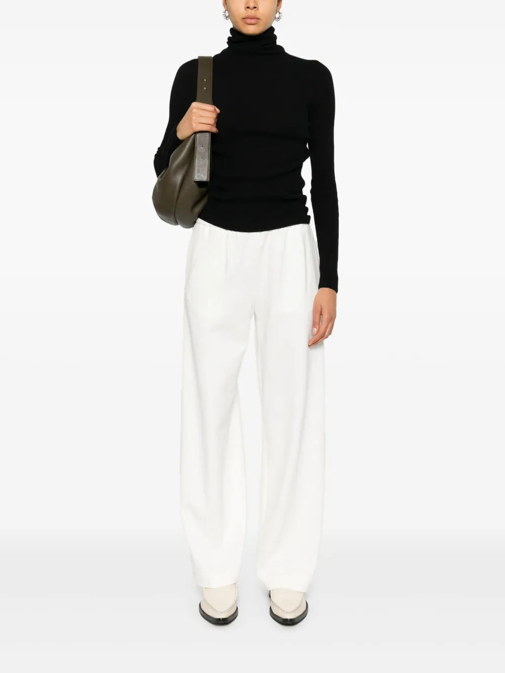 Beaded-Trim Trousers