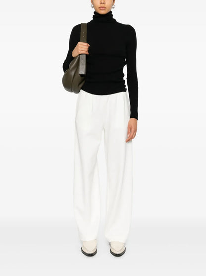 Beaded-Trim Trousers