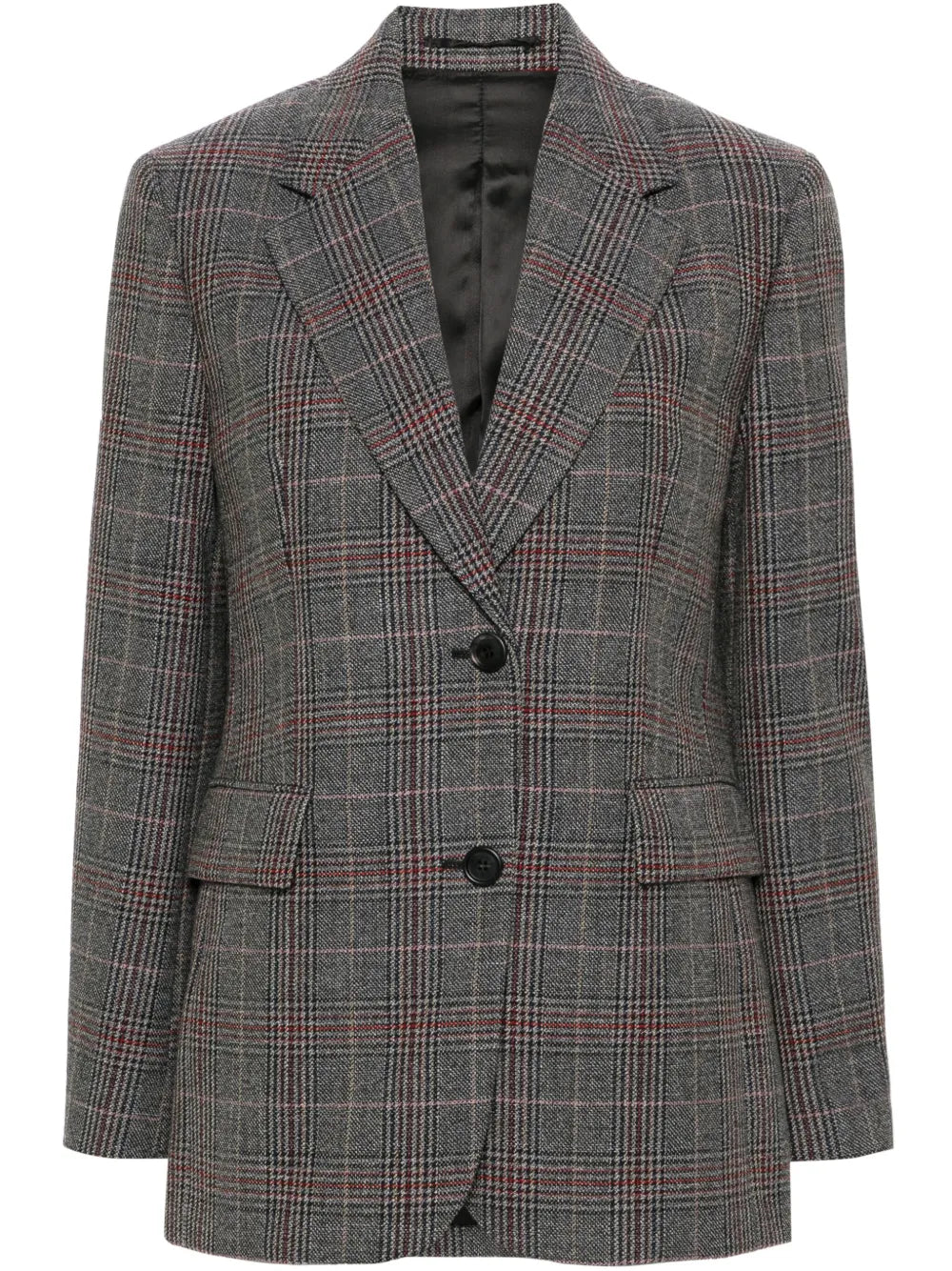 Plaid-Check Blazer
