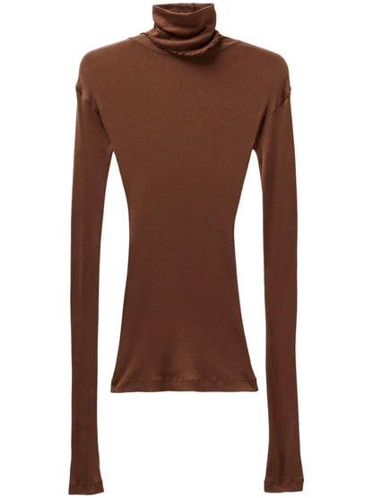 Long-Sleeve Roller Top