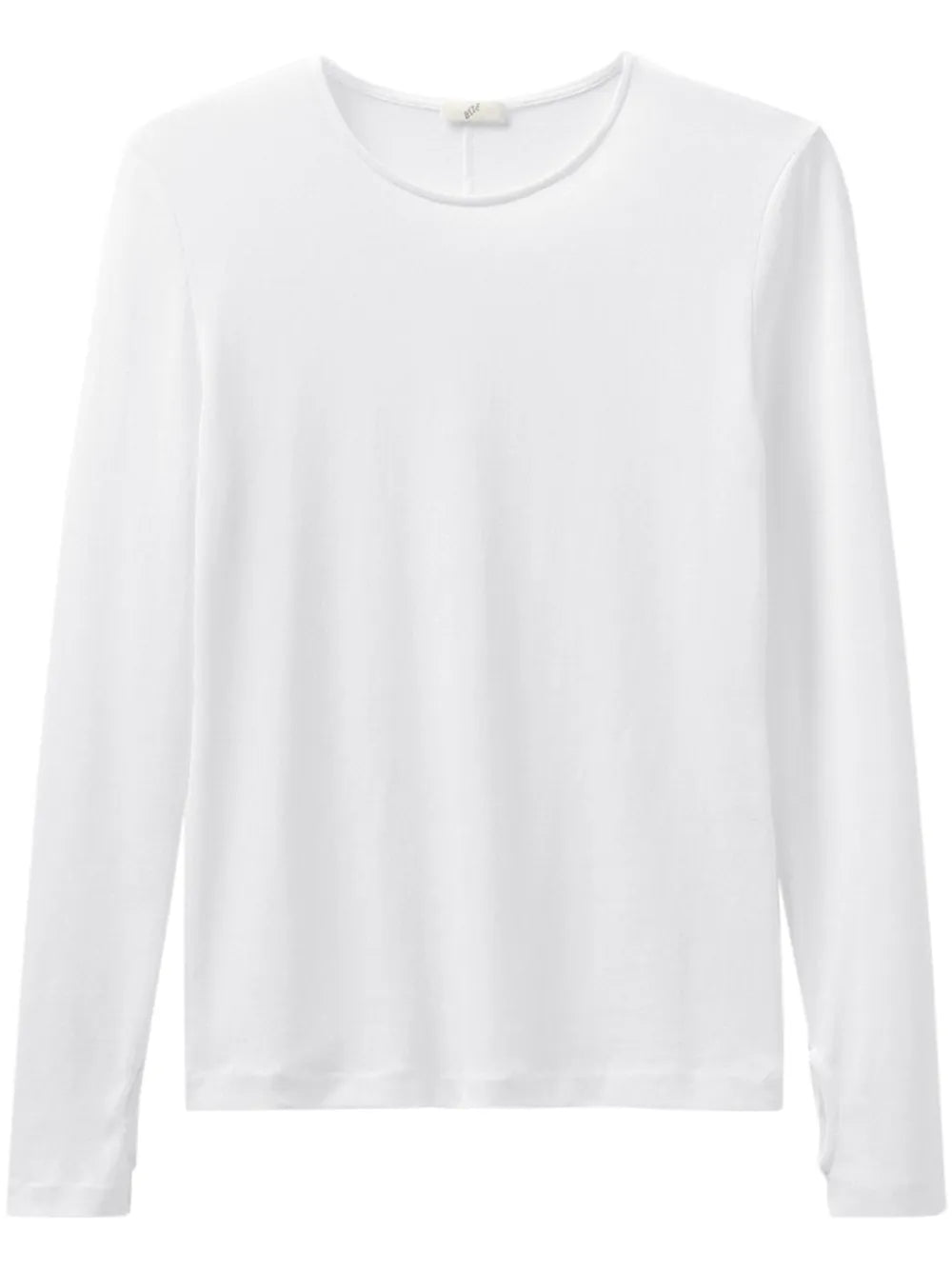Long-Sleeve Semi-Sheer Top