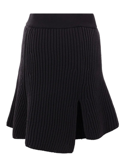 Ribbed-Knit Skirt