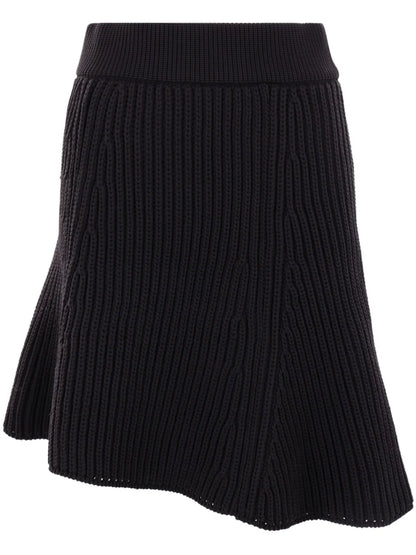 Ribbed-Knit Skirt