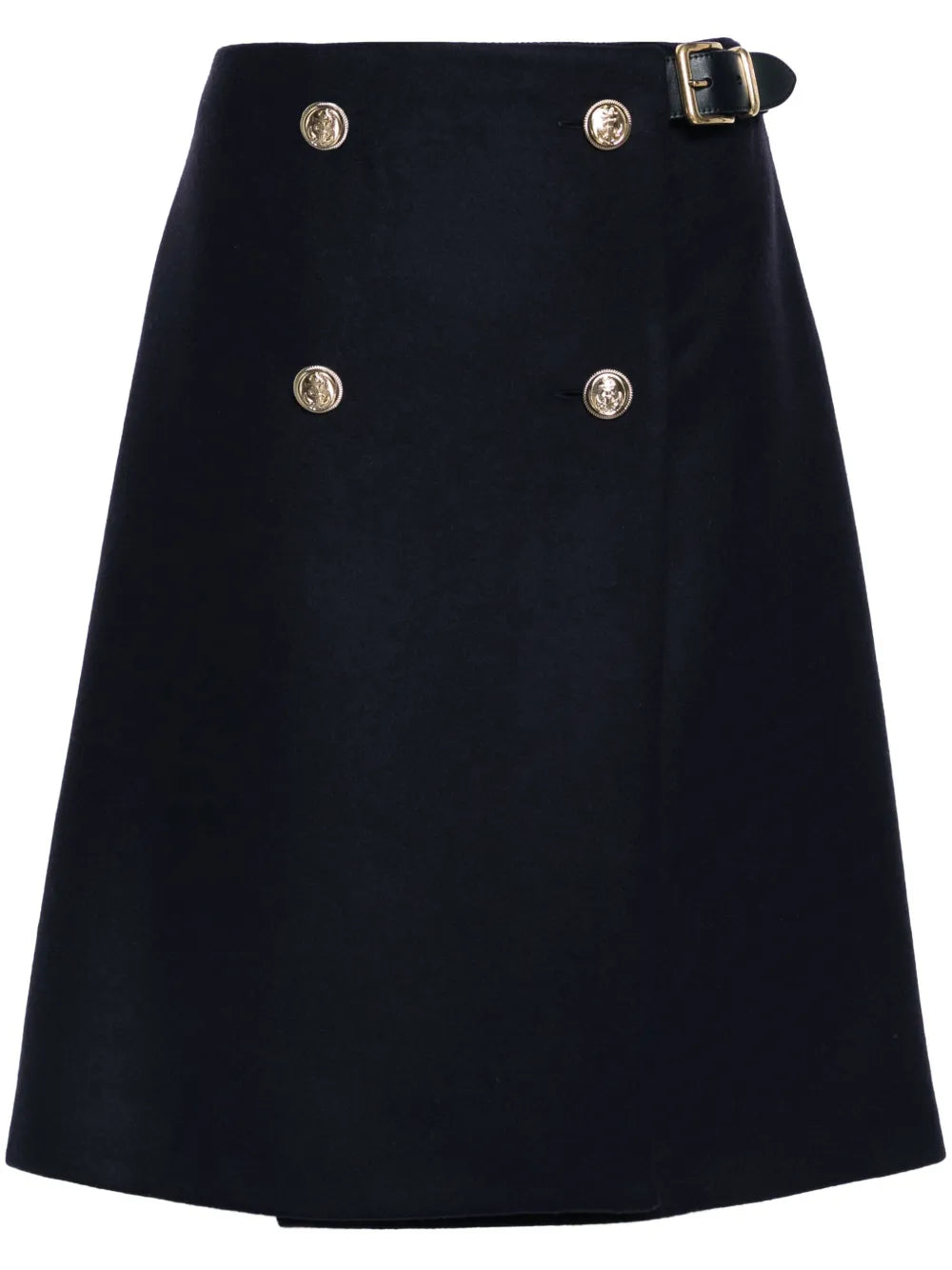 Virgin-Wool Mini Skirt