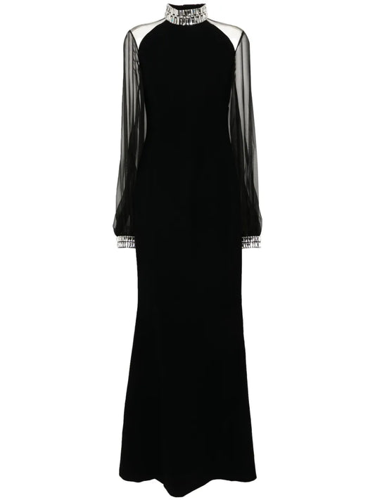 Crystal-Embellished Gown