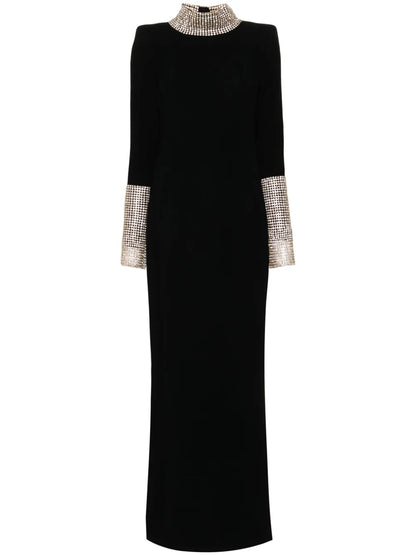 Crystal-Embellished Gown