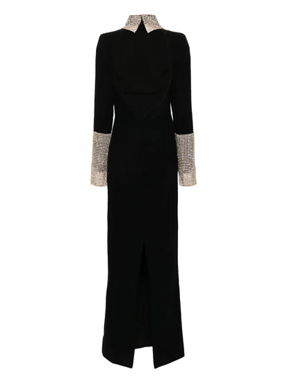 Crystal-Embellished Gown