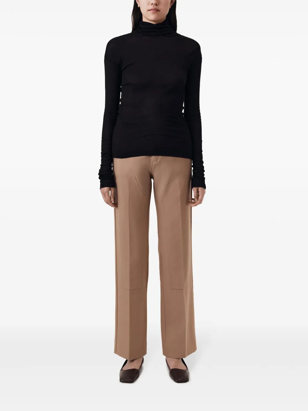 Long-Sleeve Roller Top