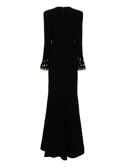 Crystal-Embellished Gown