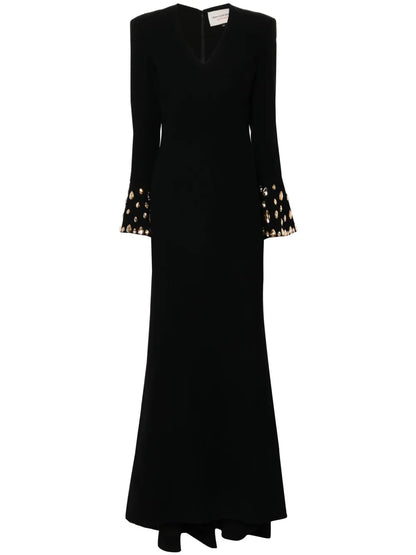 Crystal-Embellished Gown