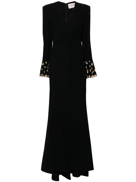 Crystal-Embellished Gown