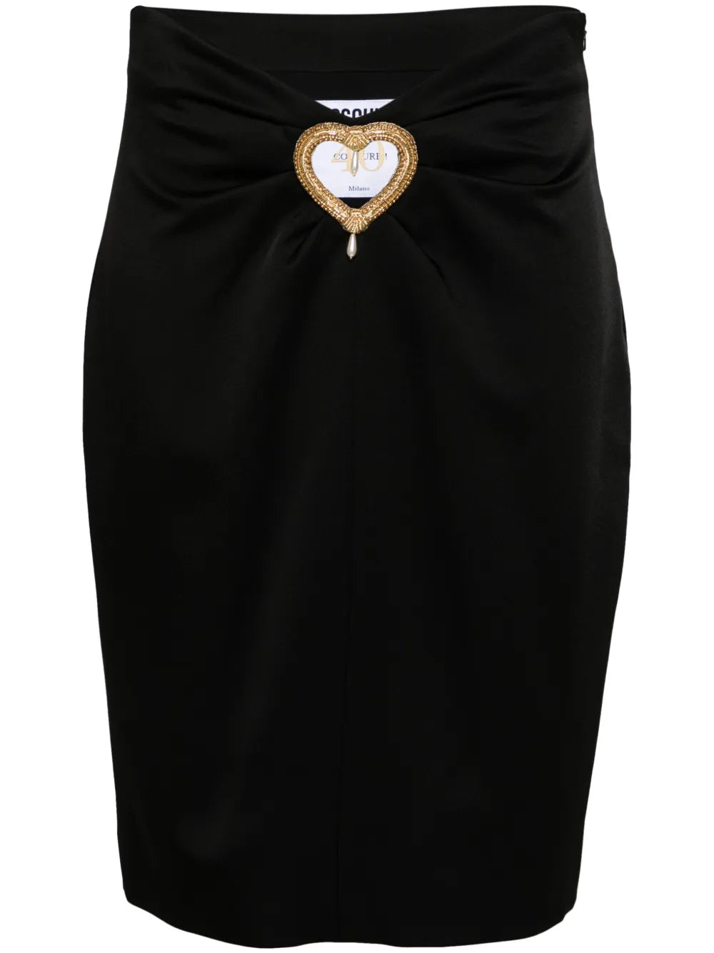 Heart Cut-Out Mini Skirt