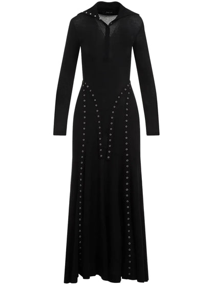 Ribbed-Knit Midi Dress