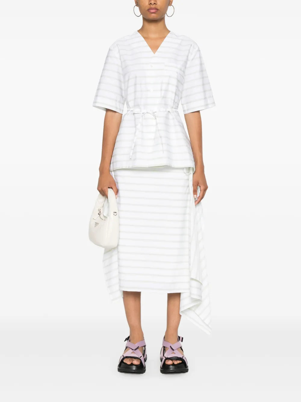 Striped Poplin Shirt