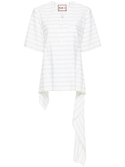 Striped Poplin Shirt