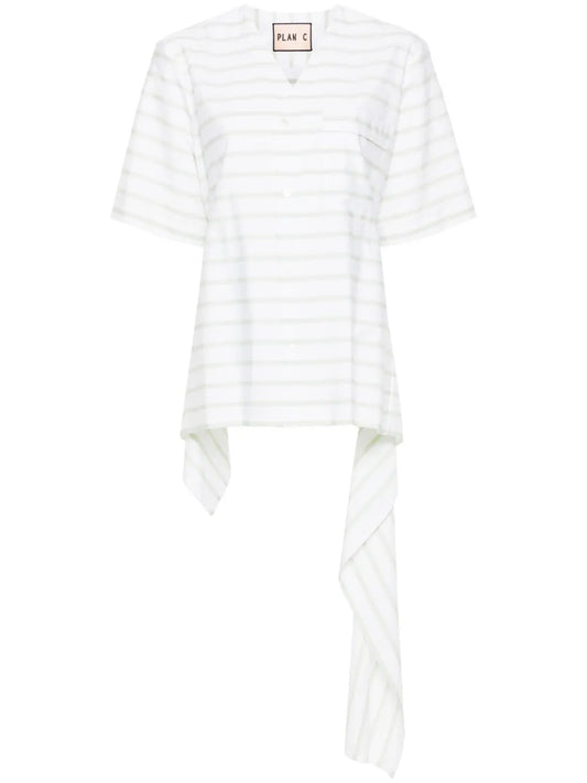 Striped Poplin Shirt