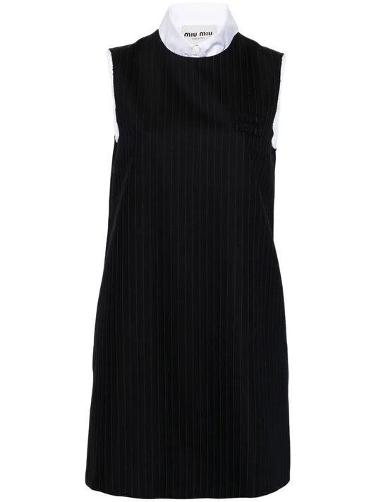 Logo-Appliqué Mini Dress