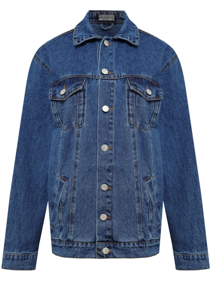 Single-Breasted Denim Jacket