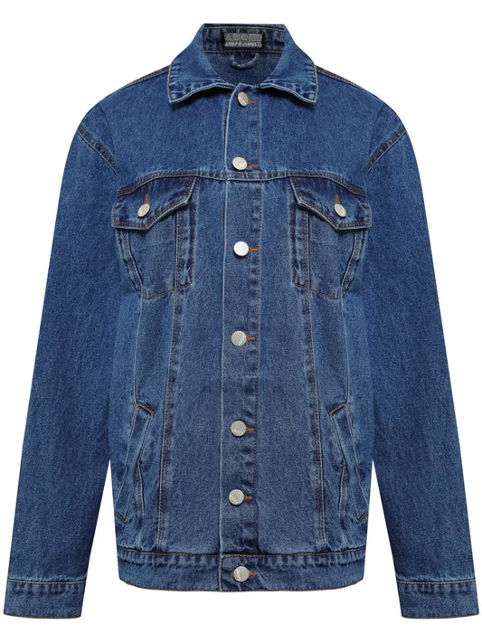 Single-Breasted Denim Jacket