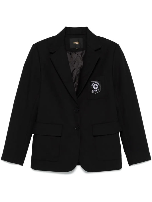 Logo-Embroidered Blazer