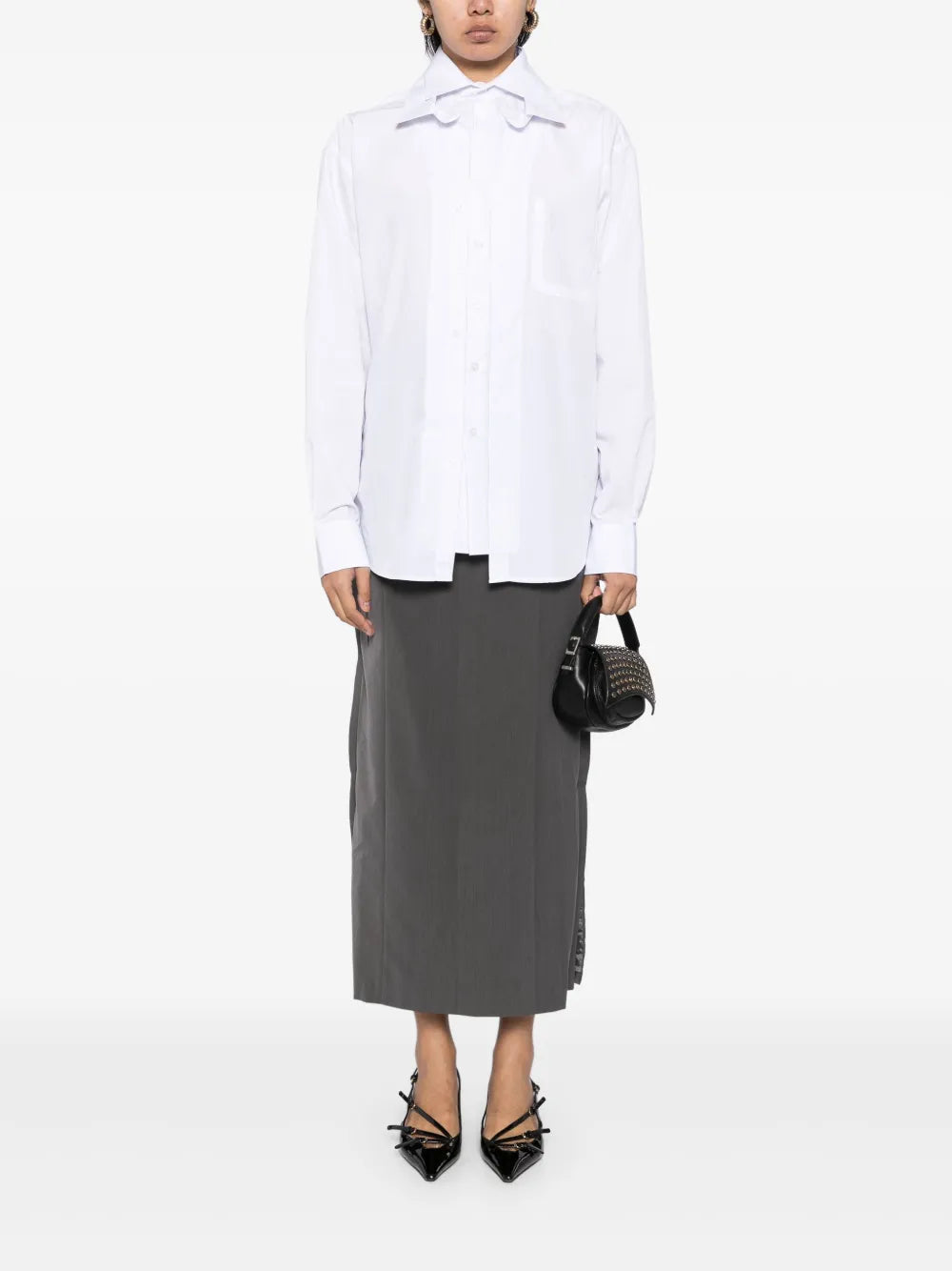 Layered Button-Down Shirt
