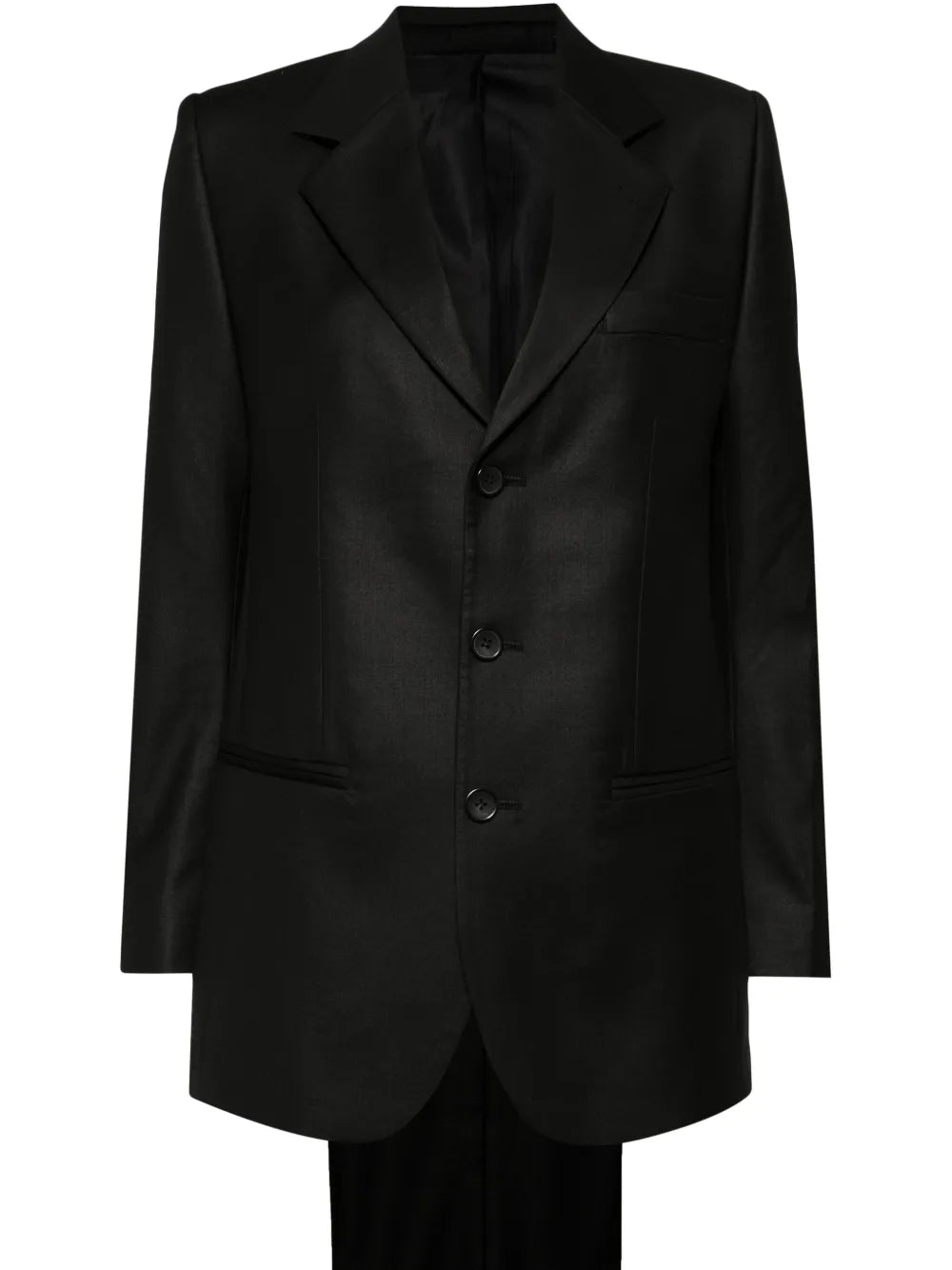 Single-Breasted Straight Suit