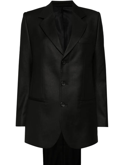 Single-Breasted Straight Suit