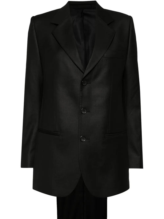 Single-Breasted Straight Suit