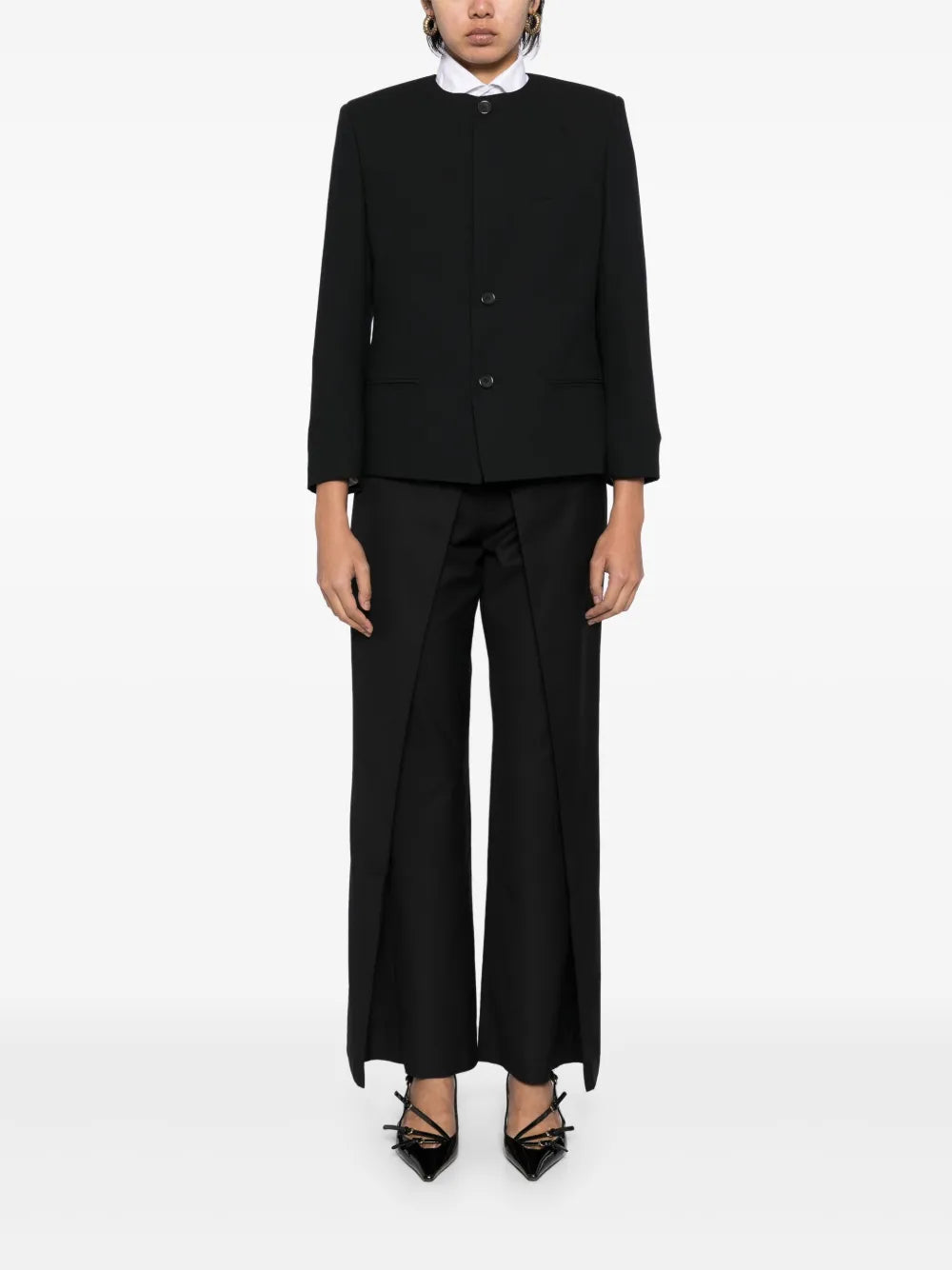 Wool Cropped Jacket