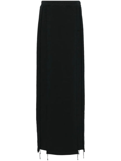 Embroidered Jersey Maxi Skirt