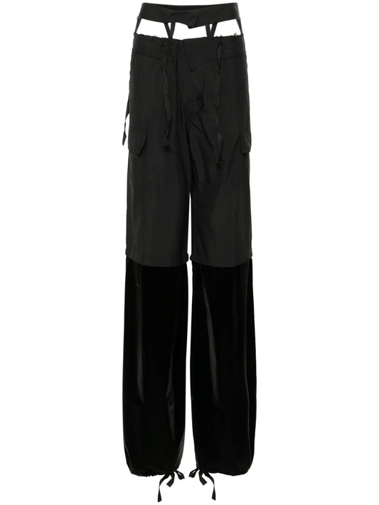 Raw-Cut Finish Trousers